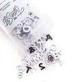 200pc White Magnetic Letters Set for Kids Foam EVA Alphabet