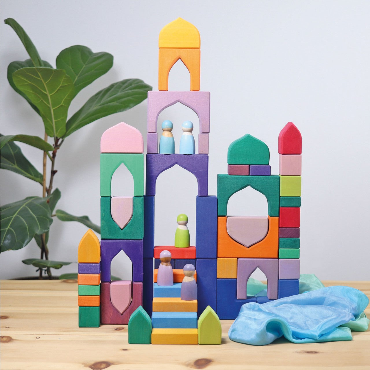 1001 Nights Wooden Blocks Building Set