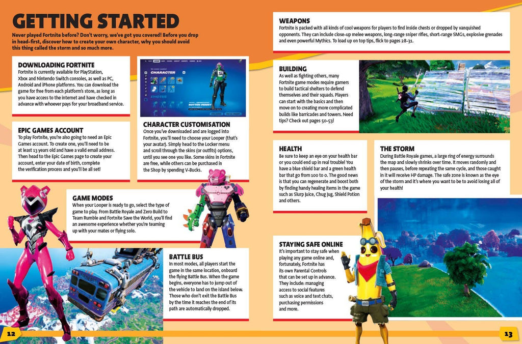 Unofficial Fortnite Annual 2026 Hardcover Activity Guide Book for Kids