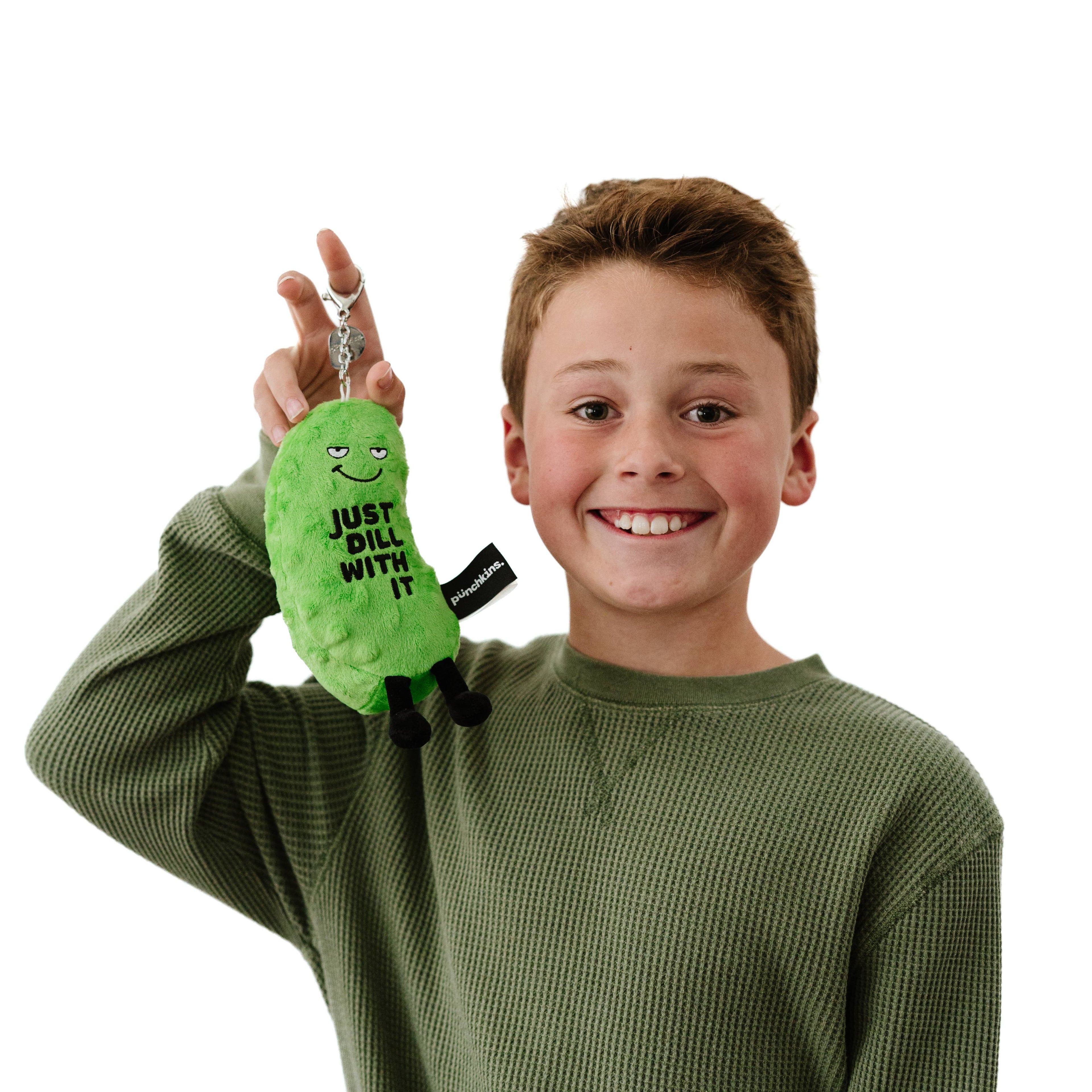 Just Dill With It Pickle Plush Bag Charm