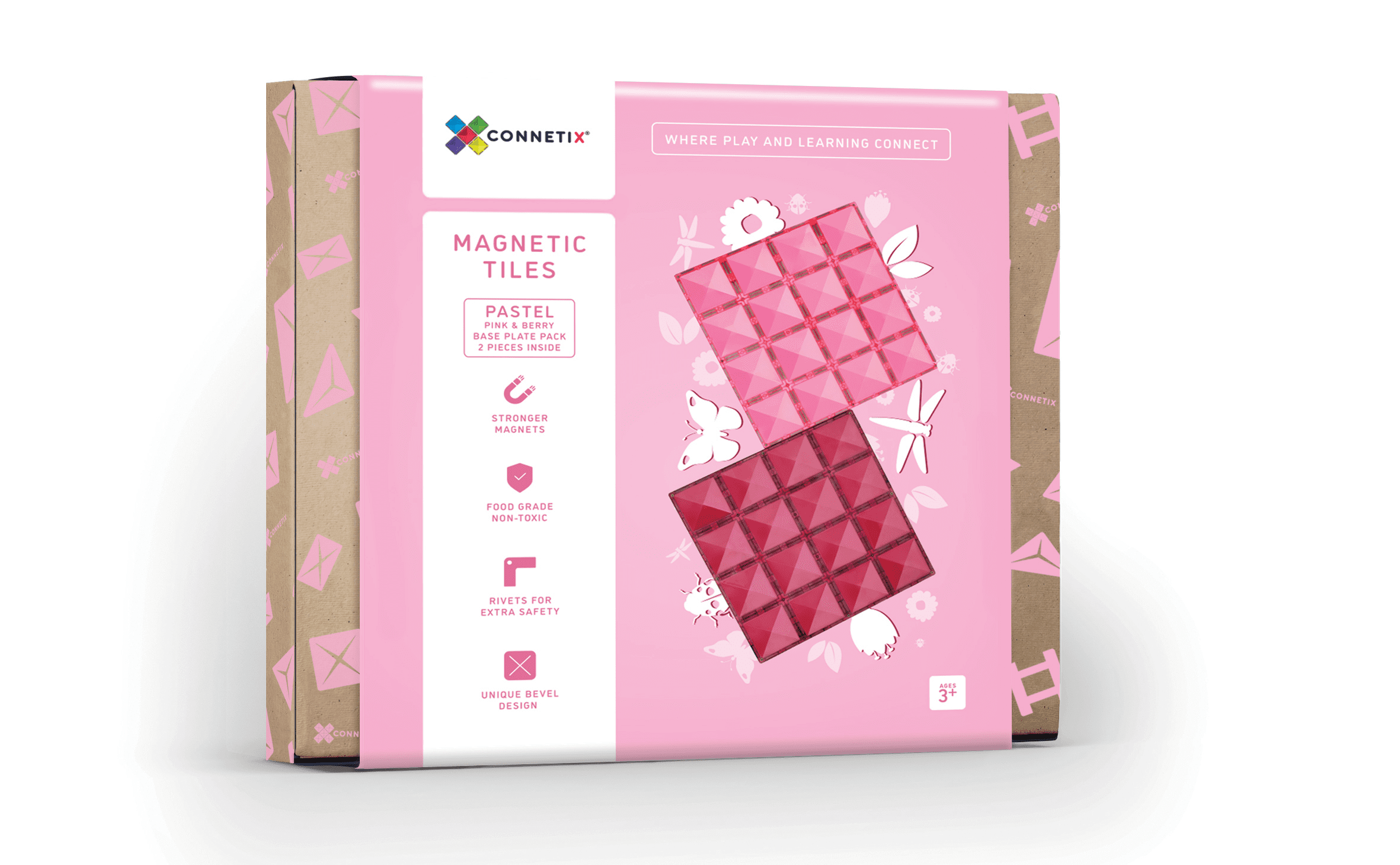 2 Piece Base Plate Pink & Berry Pack
