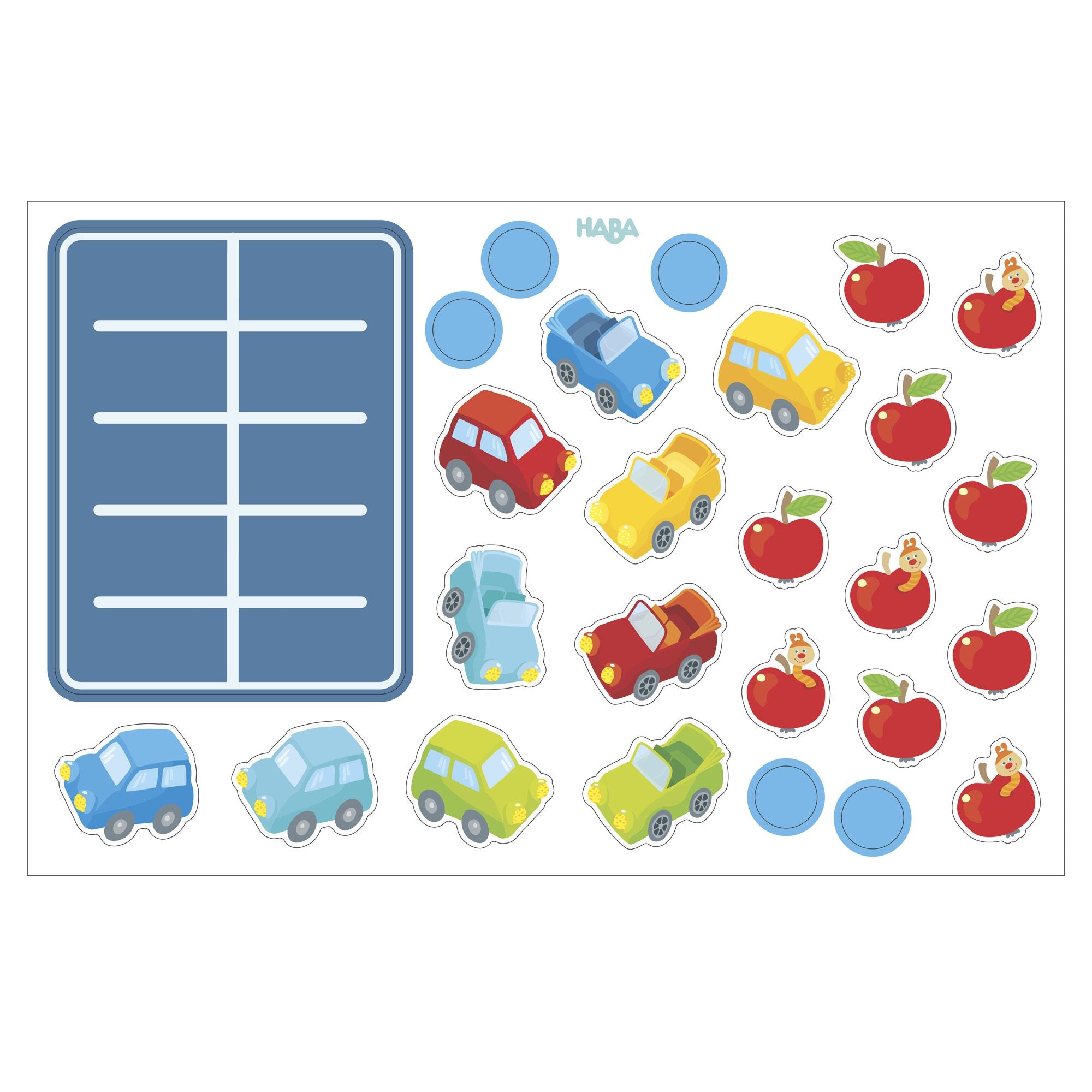Magnetic Number Arranging Game Set with Carrying Case, 158 Pieces