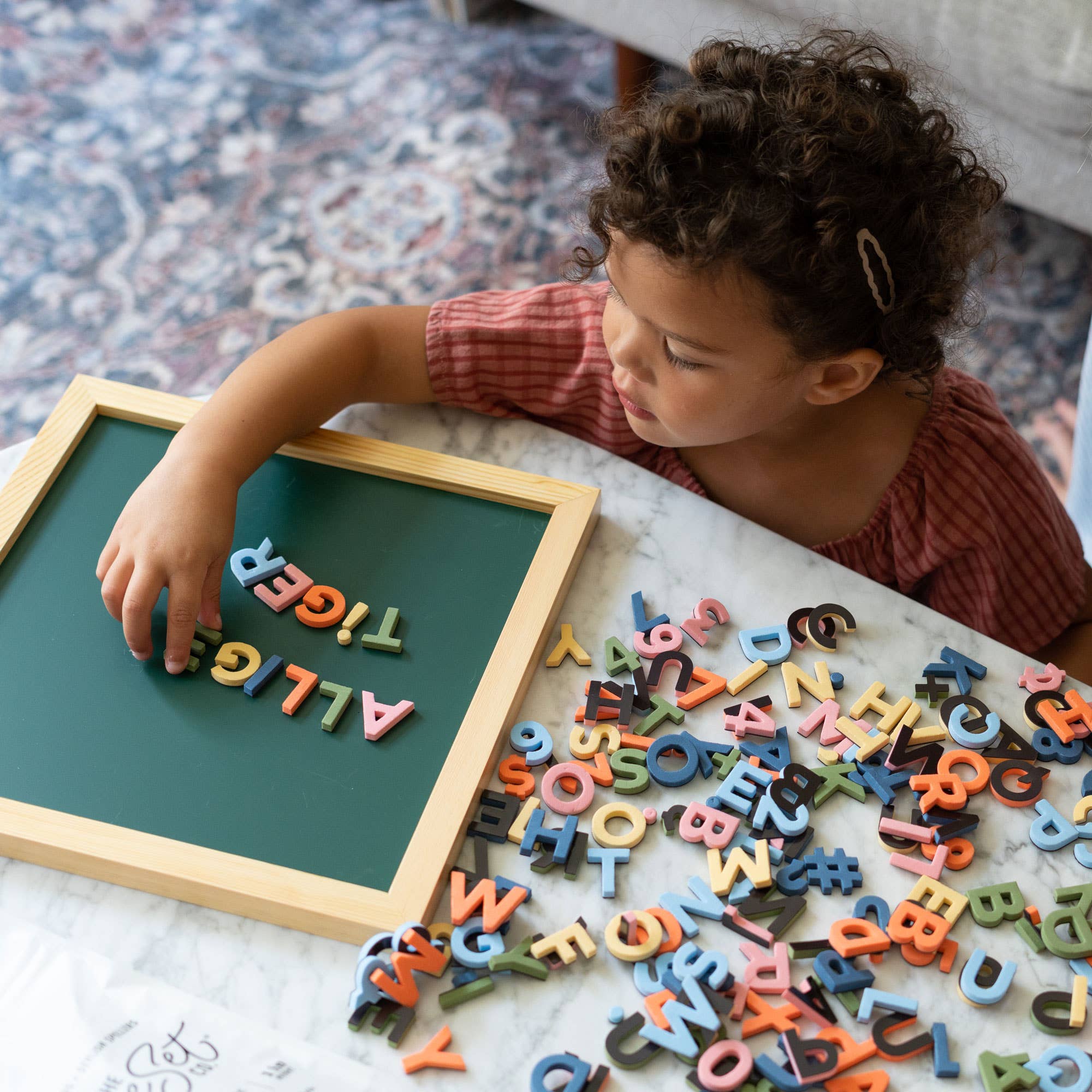200pc Rainbow Mod Magnetic Letters for Kids Educational Play
