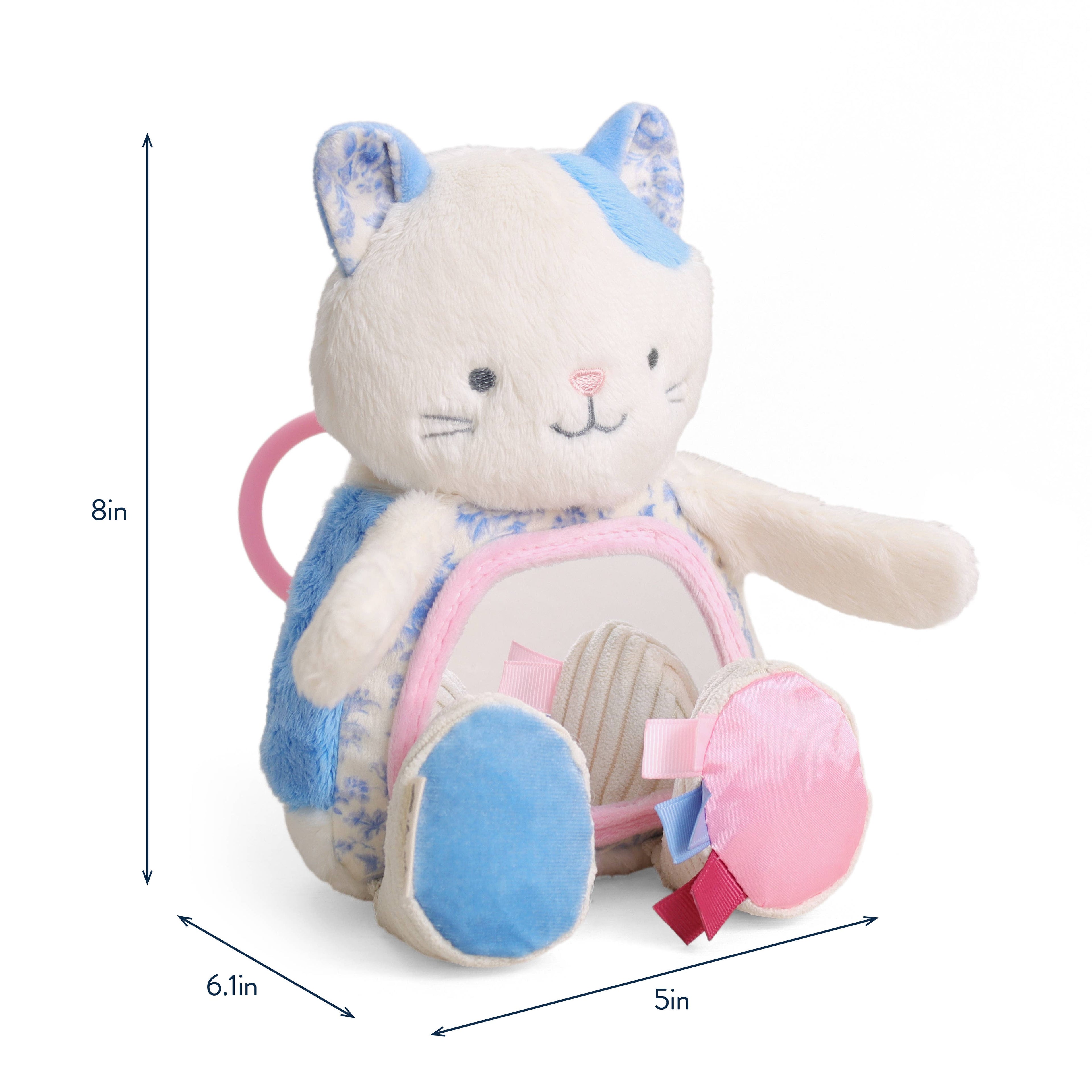 Sensory Tummy Time Mirror - Kitty
