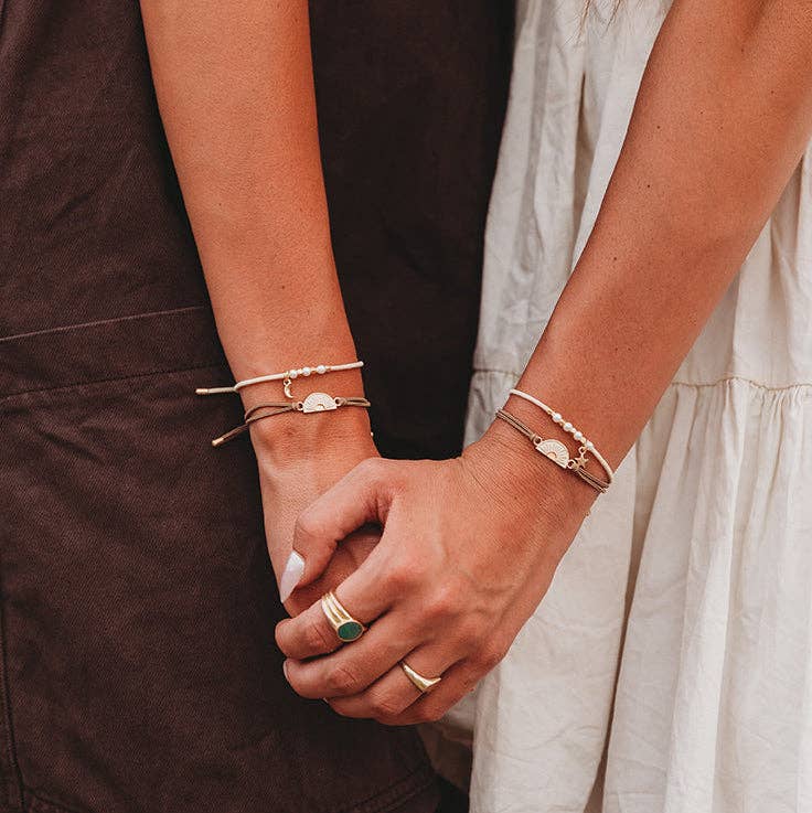 Neutral Sun Friendship Hair Tie Bracelet Set for Best Friends