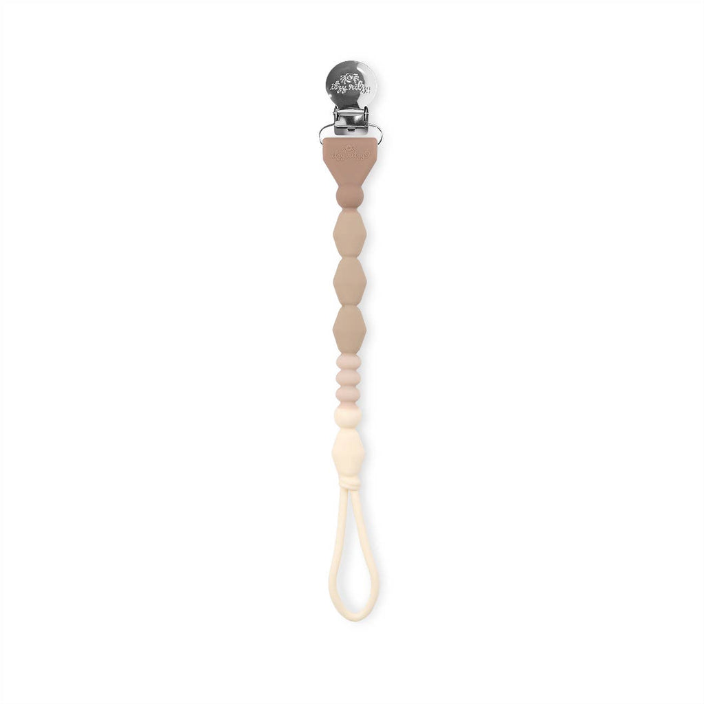 Silicone Pacifier Clip Holder with Cute Character Design for Baby