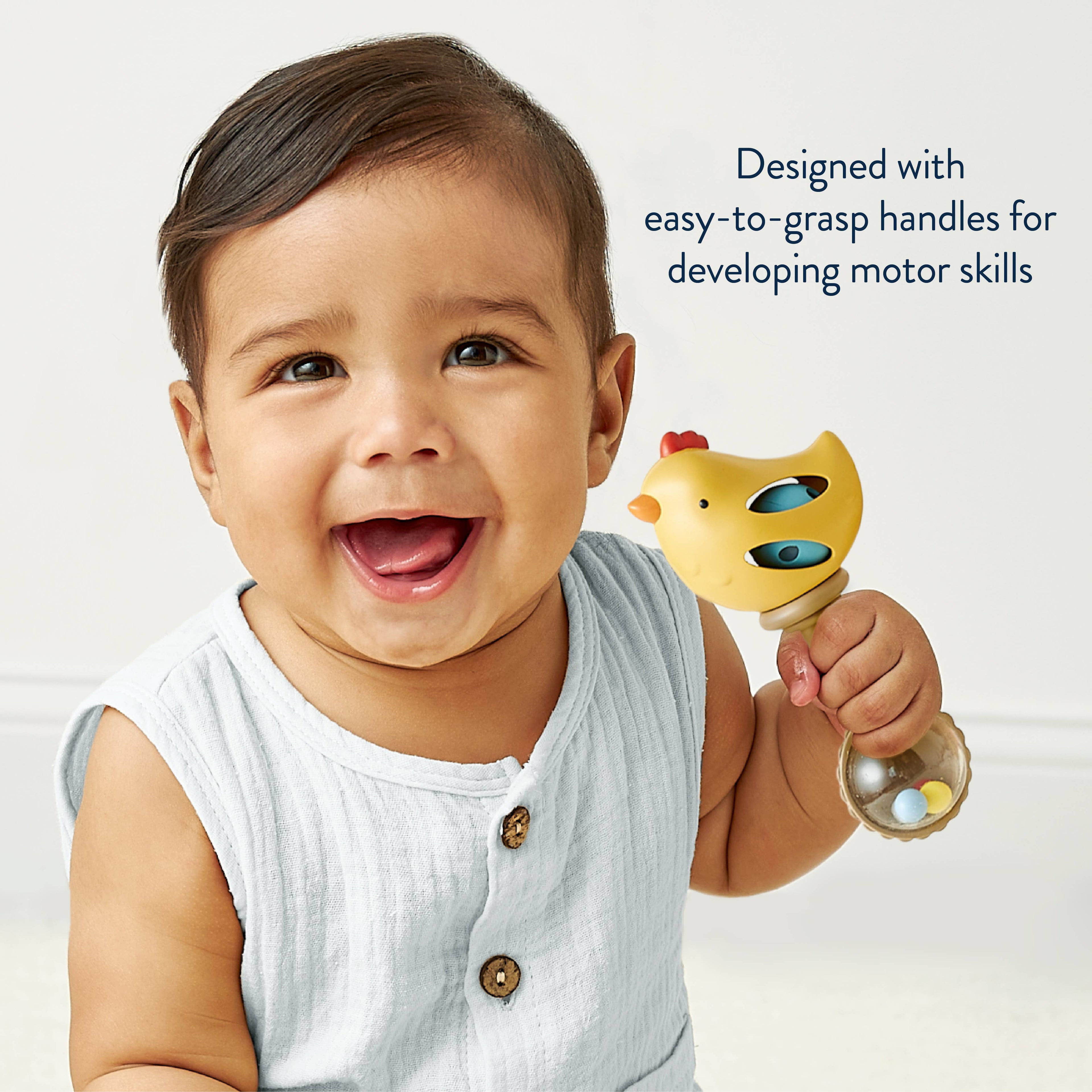 Baby Farm Animal Rhythm & Rattle Music Gift Set, 3 Instruments