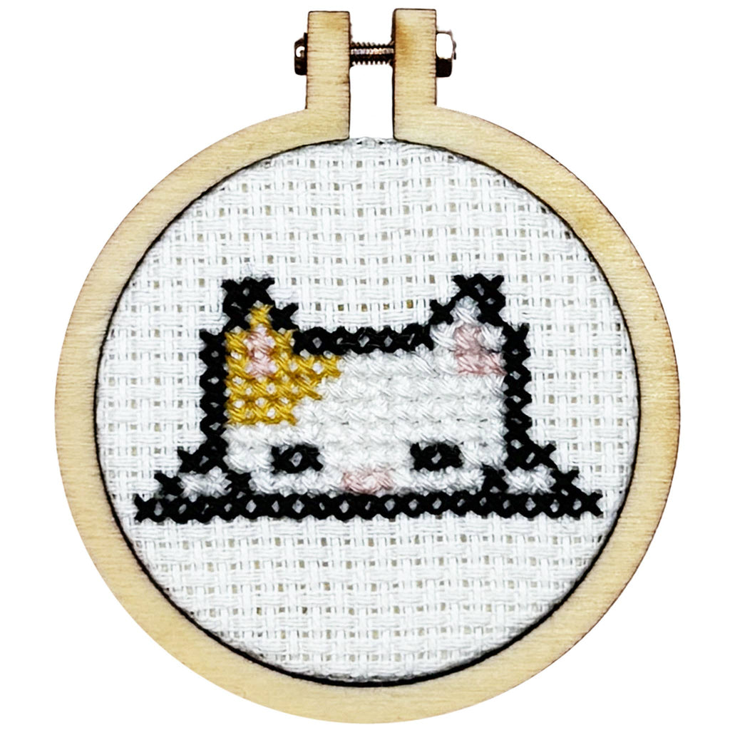 How Are You Feline Mini Matchbox Cross Stitch Kit