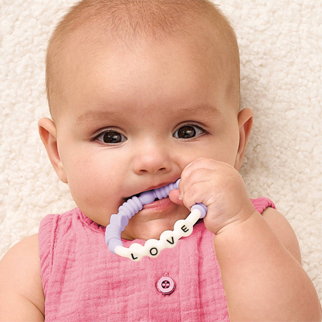Bitzy Bands Silicone Teething Rings Set of Three for Babies