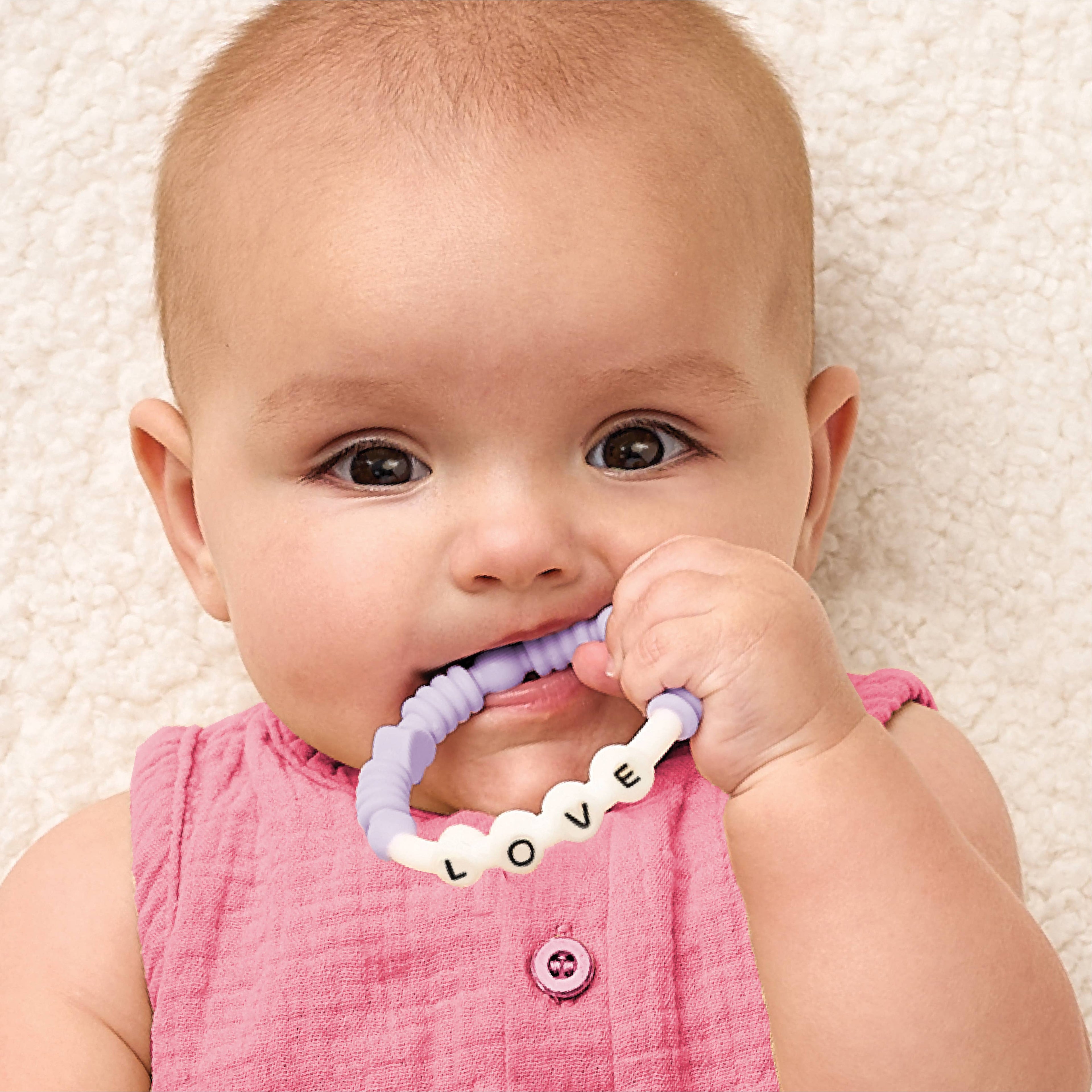Bitzy Bands Silicone Teething Rings Set of Three for Babies