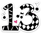 13 Vinyl Sticker Waterproof Weatherproof Dishwasher Safe Decal
