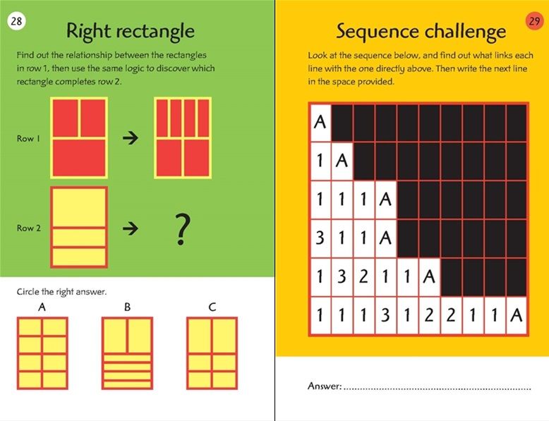 100 Logic Puzzles Brain Teasers Activity Book for Kids Ages 6+