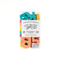 2 36pc Rainbow Pop Magnetic Letters