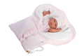 15.7" Anatomically Correct Newborn Baby Doll with Reversible Blanket and Accessories