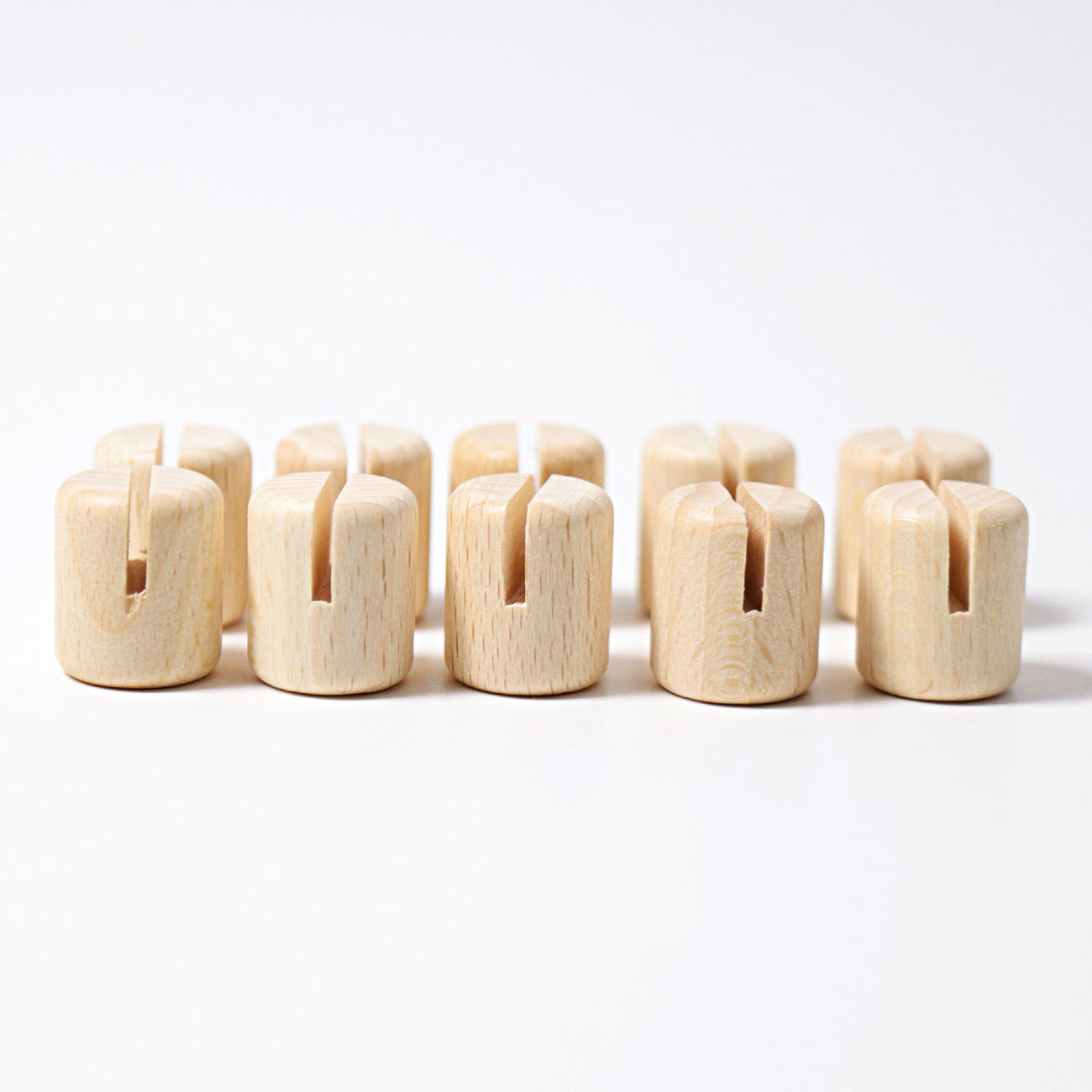 10 Wooden Picture Holders for Birthday Ring Decoration and Celebration Display