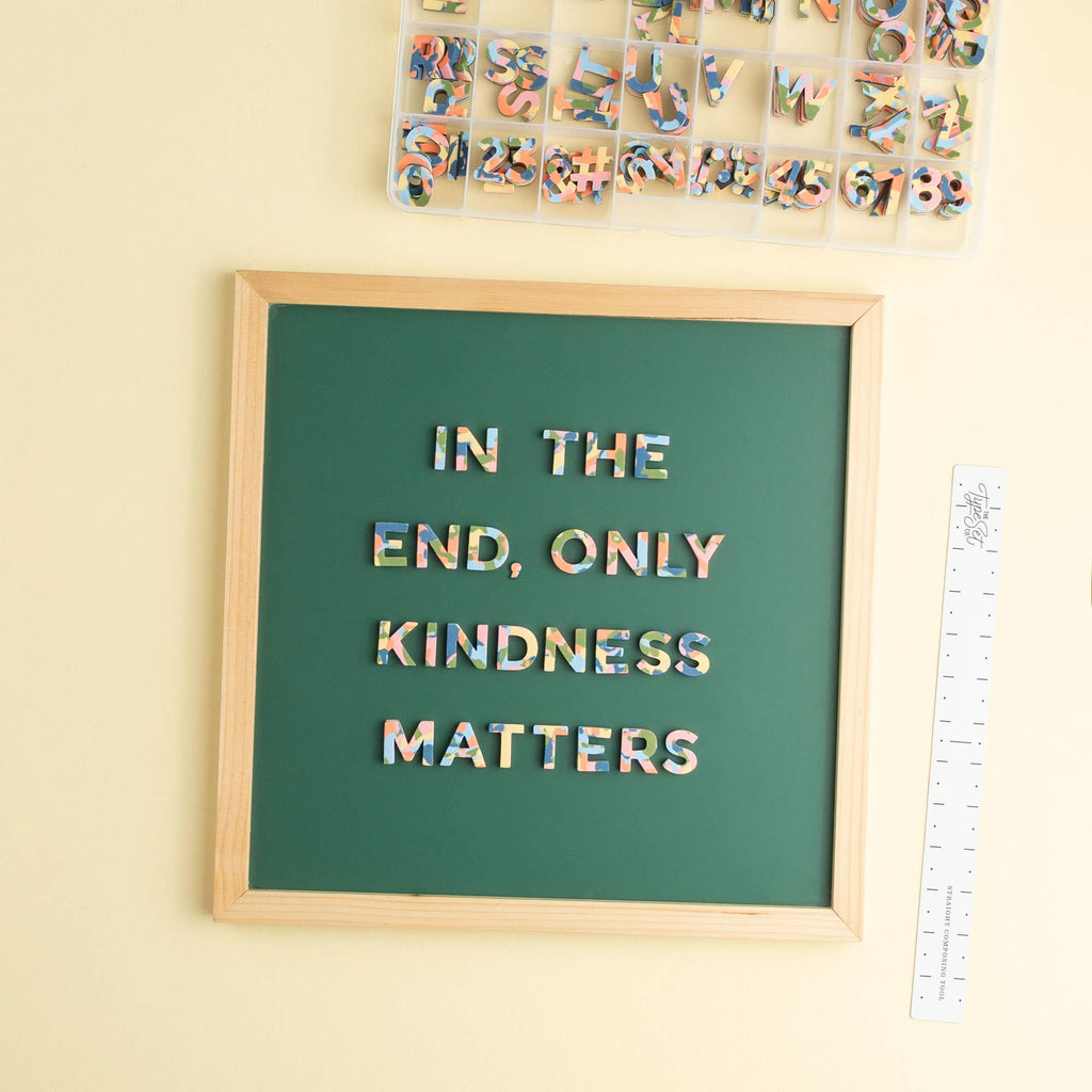200-Piece Confetti Multicolor Magnetic Letters Numbers and Symbols Set