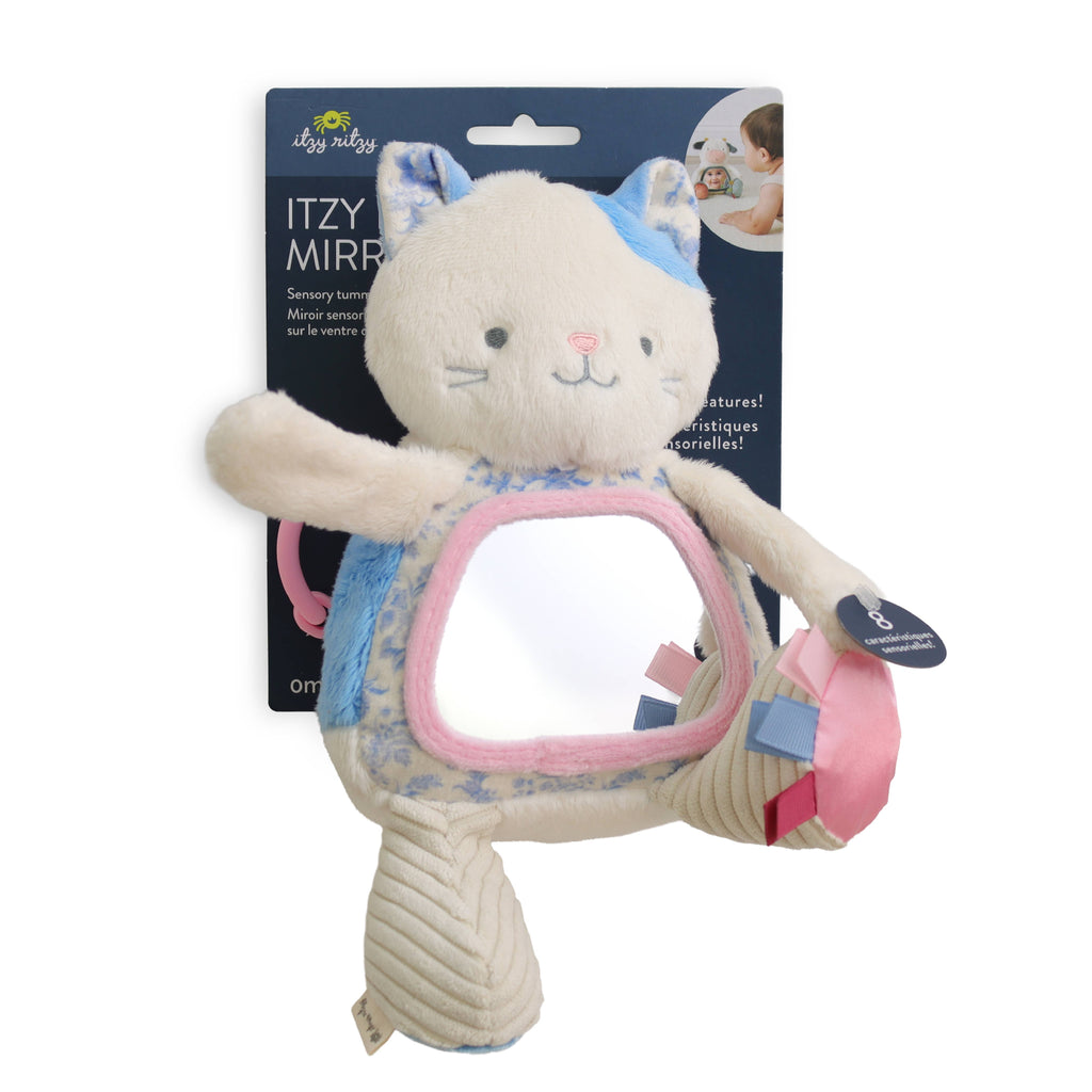 Sensory Tummy Time Mirror - Kitty