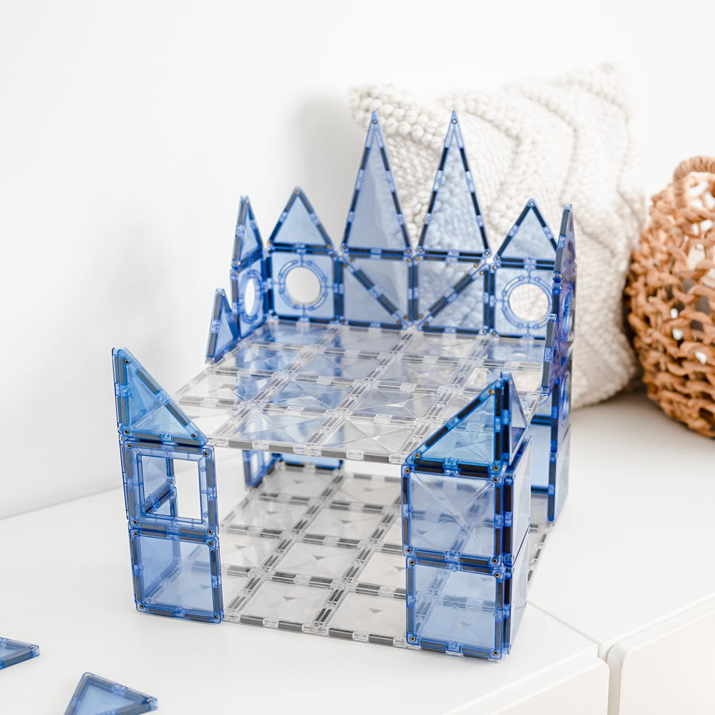 2 Piece Clear Magnetic Base Plate Pack for Building Tiles