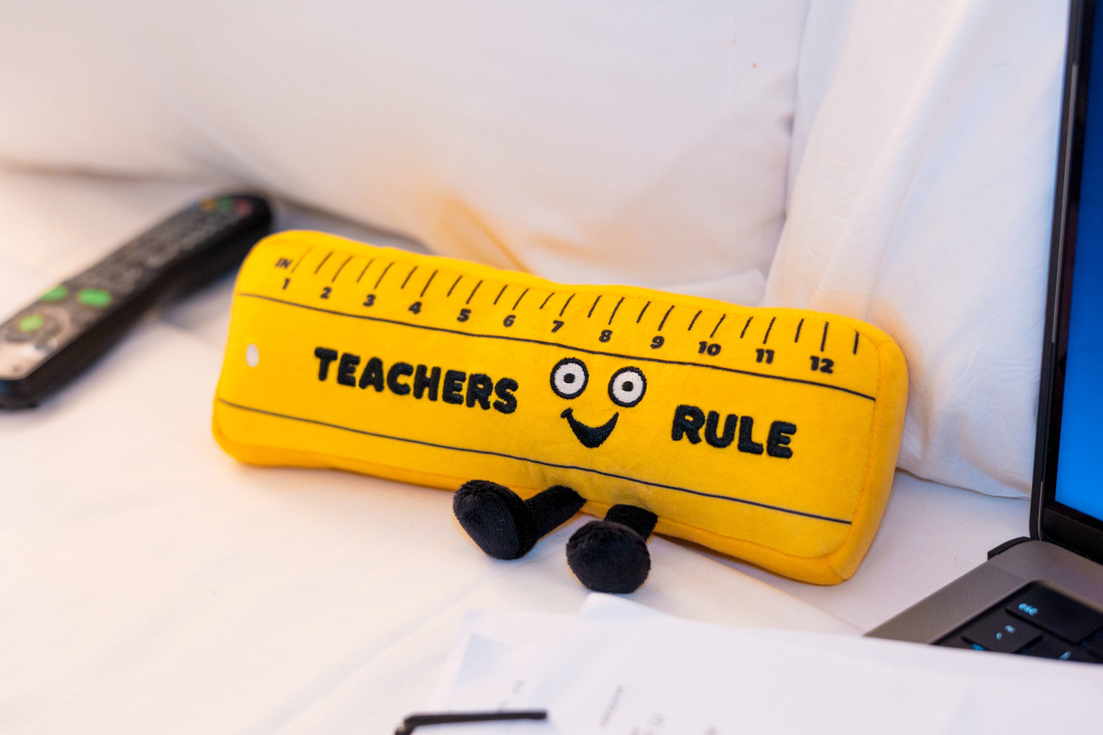 Teachers Rule Ruler Plush
