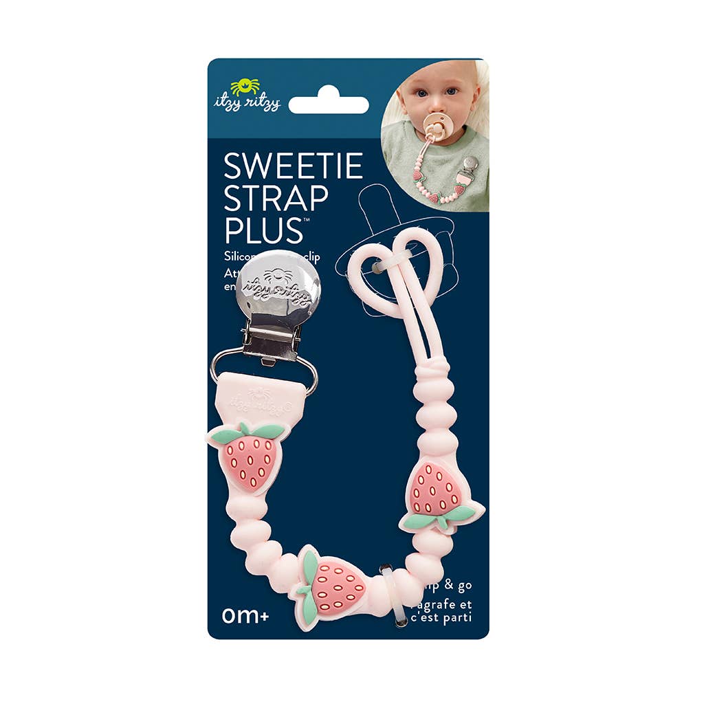 Silicone Pacifier Clip Holder with Cute Character Design for Baby